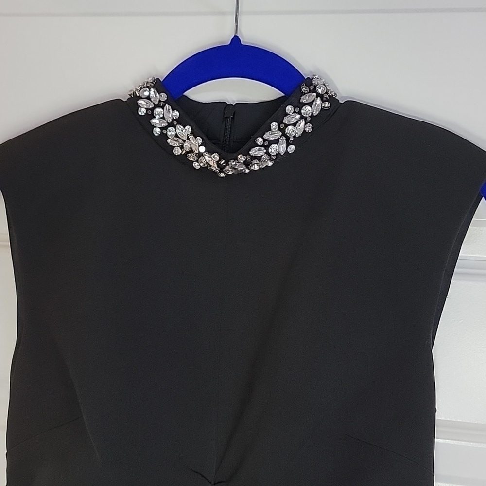 ELIZA J JEWEL NECK SLEEVELESS LBD SZ 2 - Picture 6 of 15